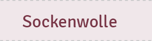 Sockenwolle